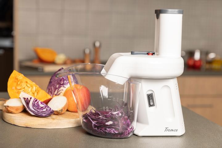 Actual product image Tromco Electric disc grater Z1 with disc 1, 2, 3, 4