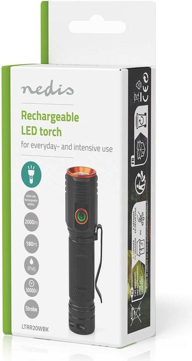 Image du produit Nedis LED-Taschenlampe (2.80 cm, 2000 lm)