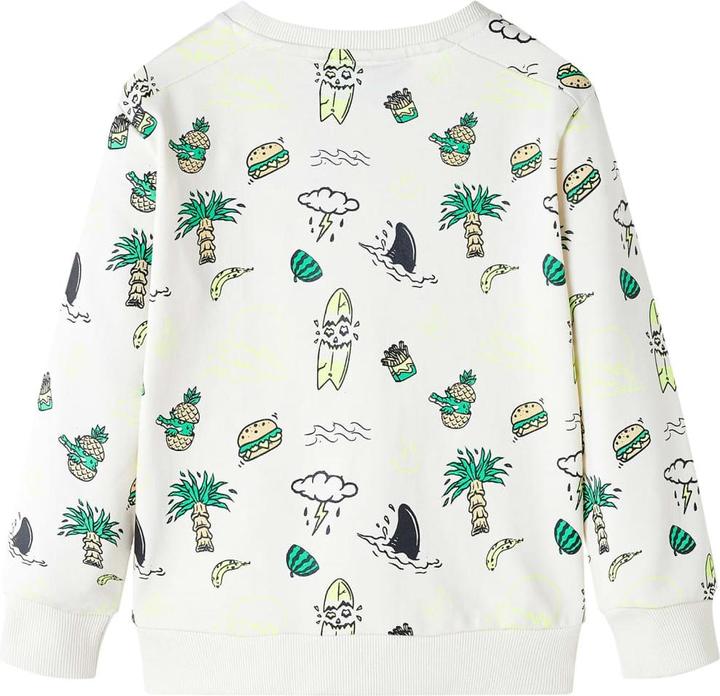 Immagine prodotto VidaXL Felpa da bambino ecrù chiaro 128,Materiale: 80% cotone (128)