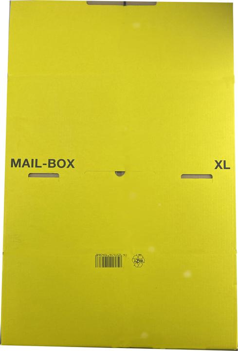 Produktbild Smartboxpro Paket-Versandkarton MAIL BOX, Gr”áe: XL, gelb (46.5 x 34.5 x 18 cm, 1 x)