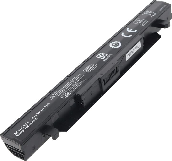 Immagine prodotto AccuCell Batteria adatta per ASUS GL552 A41N1424, ROG FX-PLUS, Li-Ion, 14.8V, 2800mAh, 41.4Wh (2800 mAh)