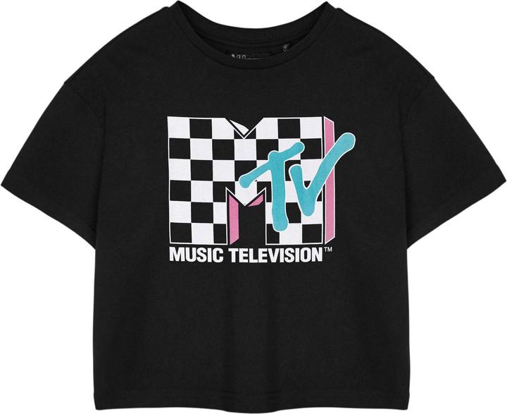 MTV kurzes TShirt Logo kurzärmlig