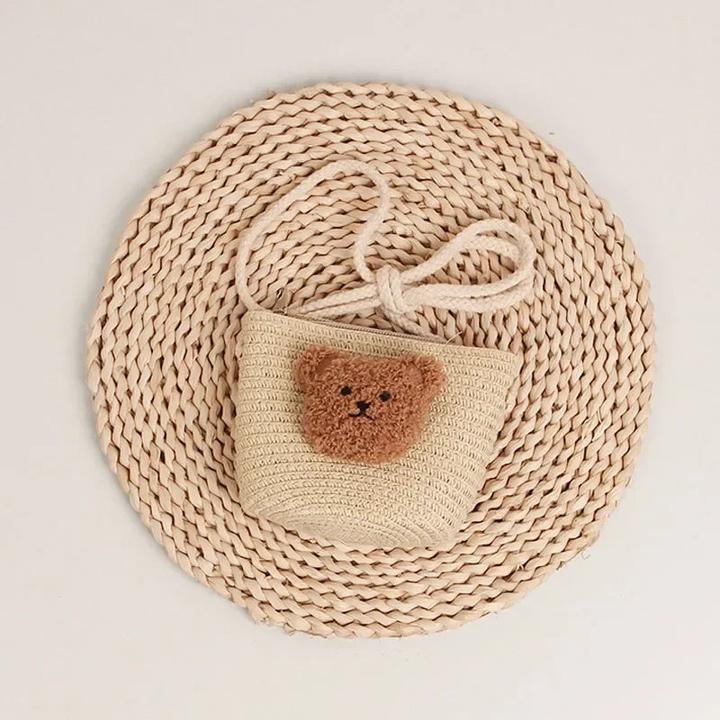 Only-Bags.Store Borsa a tracolla Summer Strawicker Handmade Mini Kids Crossbody Bag