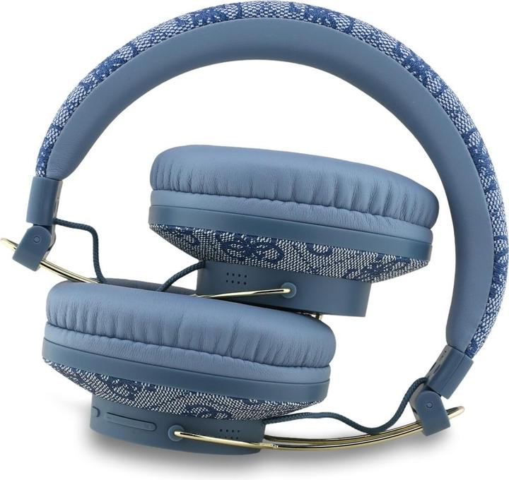 Produktbild Guess Headphones Bluetooth ENC Metal 4G Logo blue (Kabellos)