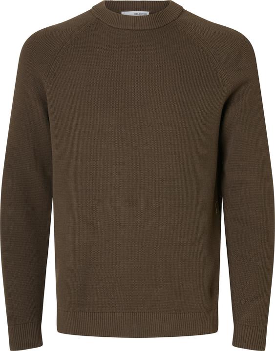 Selected Homme 100% Baumwoll Pullover mit Rundhalsausschnitt