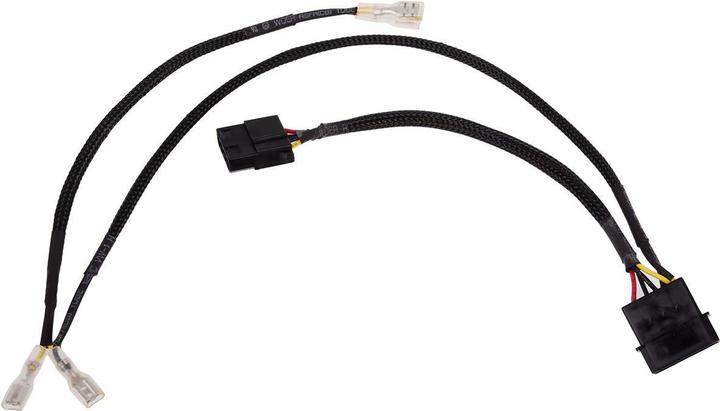Image du produit Alphacool Adaptateur Molex 4 broches double pour électrovanne - noir 50cm