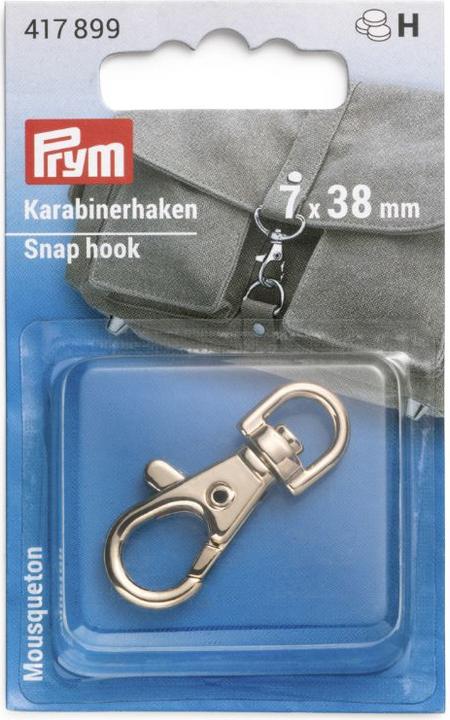 Image du produit Prym Mousqueton, couleur or 7 x 38 mm