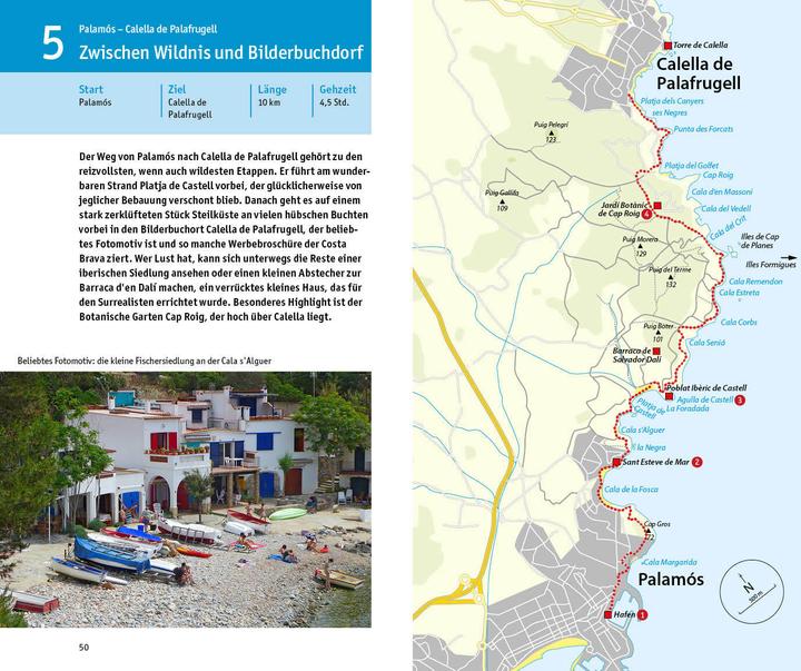 Produktbild Costa Brava zu Fuss erleben (Deutsch, Ulrike Wiebrecht, 2019)