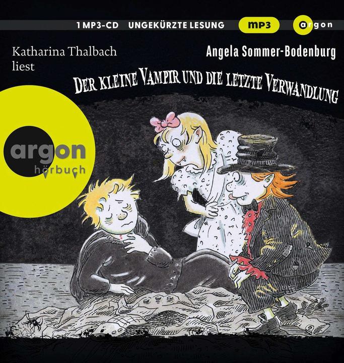 Productafbeelding De kleine vampier en de laatste transformatie (Angela Sommer-Bodenburg, Henrik Albrecht, Katharina Thalbach, Dirk Kauffels, Amelie Glienke, Duits)