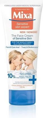 Image du produit Mixa Senstivie Skin Expert Crème Sur Visage Pour Toute La Famille 100Ml (100 ml, Crème 24h)