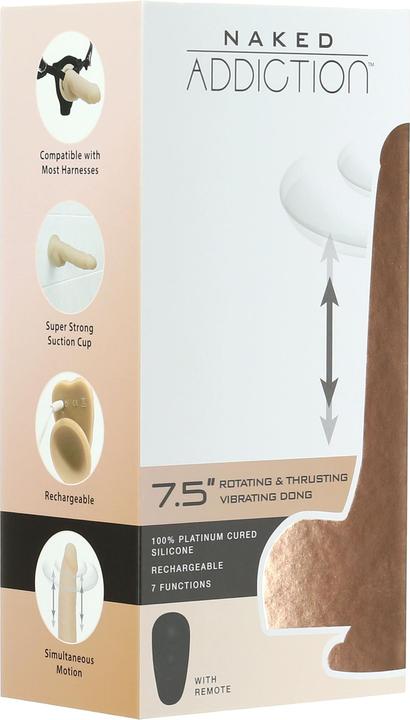 Actual product image Naked Addiction Realistischer rotierender Dildo mit Fernbedienung