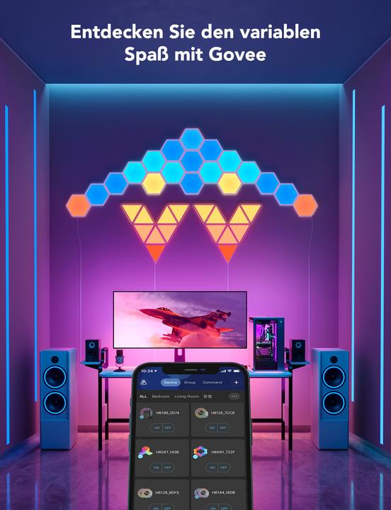 Actual product image Govee Double Sided Tape for Hexa Light Panels (15 pcs)