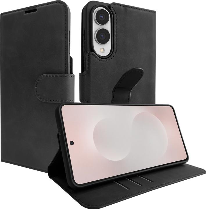 Produktbild Cazy Premium-Geldbörsen-Etui, Magnetisches Geldbörsen-Etui, Kartenfächer, Ständer (Samsung Galaxy S25 Edge)