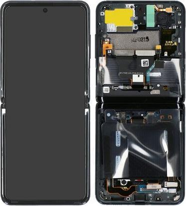 Produktbild Samsung Battery Cover für F700N Galaxy Z Flip - mirror black (Samsung Galaxy Z Flip)