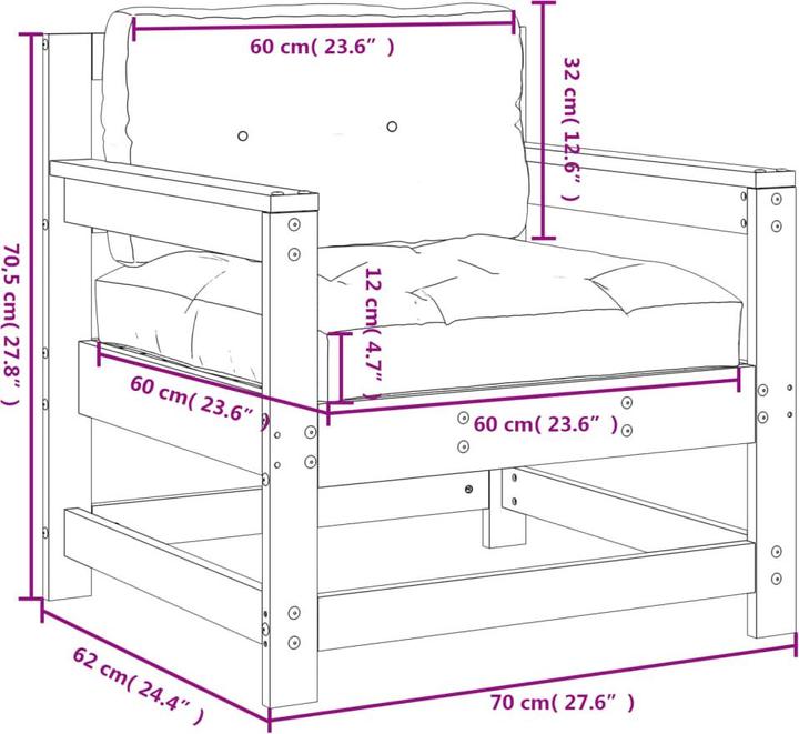 Actual product image VidaXL Zena