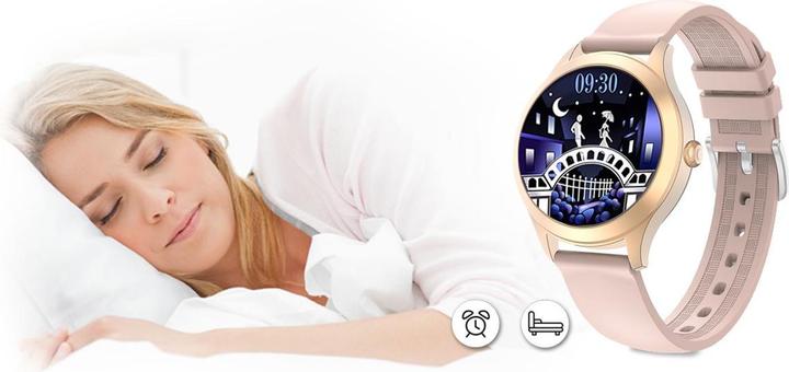 Actual product image Gino Rossi Damen-SMARTWATCH G.Rossi SW014G-3 Roségold, Silikonarmband