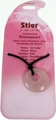 Roost Halsband Stier G250 Rosenquarz (Rosenquarz)