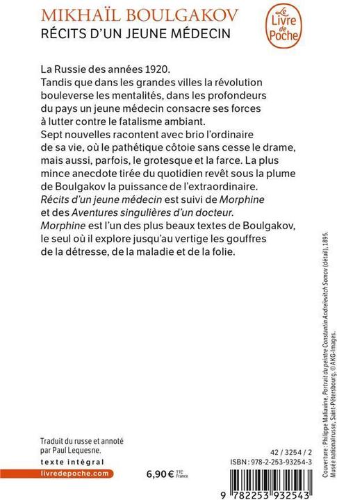 Produktbild Récits d'un jeune médecin. Suivi de Morphine (Französisch, Mikhaïl Boulgakov, 1996)
