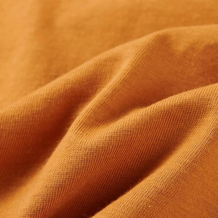 Image du produit VidaXL T-shirt manches longues enfant ocre foncé 140,Matière : 100 (140)