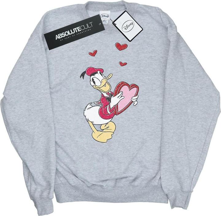 Immagine prodotto Disney Donald Duck Love Heart Felpa Uomo (XL)