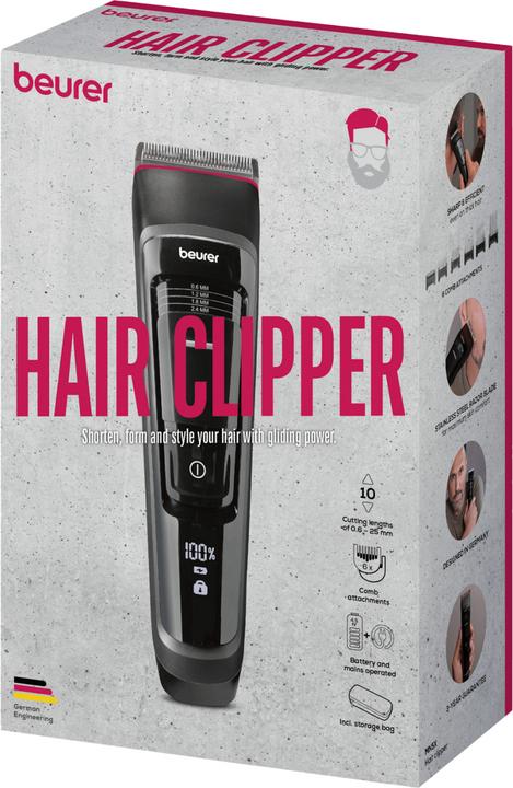 Actual product image Beurer MN5X Hair clipper sw battery/mains