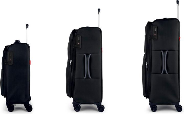 Image du produit Gabol Cloud Ensemble de valises à 4 roulettes 3 pièces avec soufflet extensible (113 l, XL (à partir de 115l))