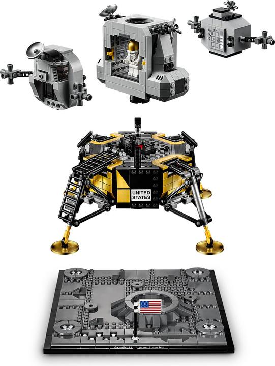 Produktbild LEGO Lunar Lander (10266, LEGO Creator Expert, LEGO Seltene Sets)