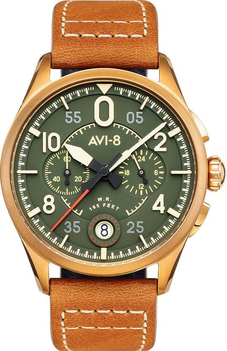 AVI-8 AV-4089-02 Spitfire Chronograph 42mm 5ATM (Chronograph, 42 mm)