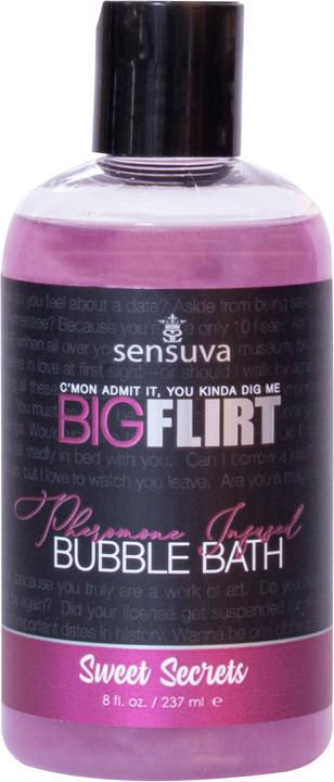 Sensuva Big Flirt Pheromone Bubble Bath Sweet Secrets 237 ml (237 ml, Badeperlen)