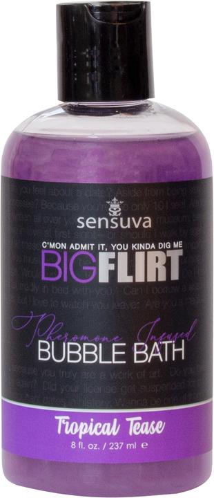 Sensuva Big Flirt Pheromone Bubble Bath Tropical Tease 237 ml (237 ml, Badeperlen)