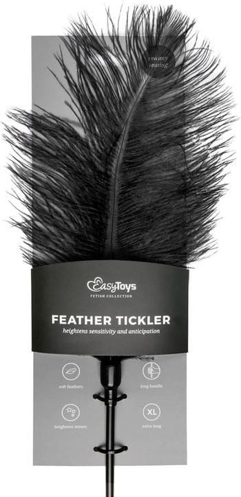 Actual product image Fetish Collection Zwarte veren kietelaar