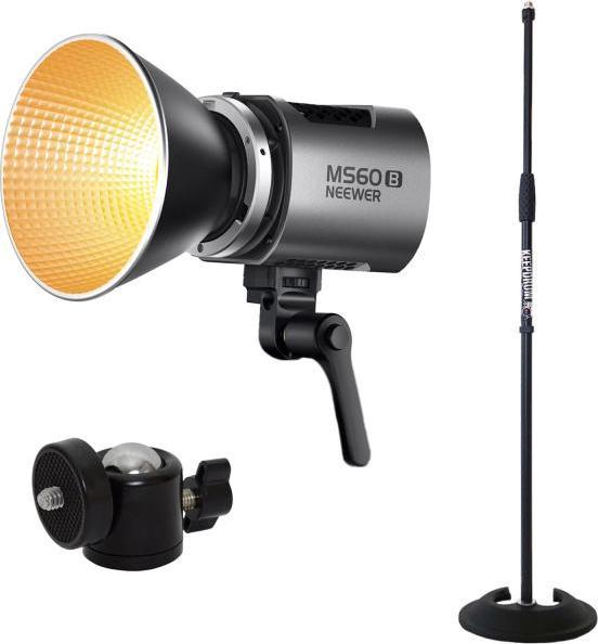 Actual product image Neewer Continuous light MS60B LED photo-video light with tripod and ball joint (Video light)