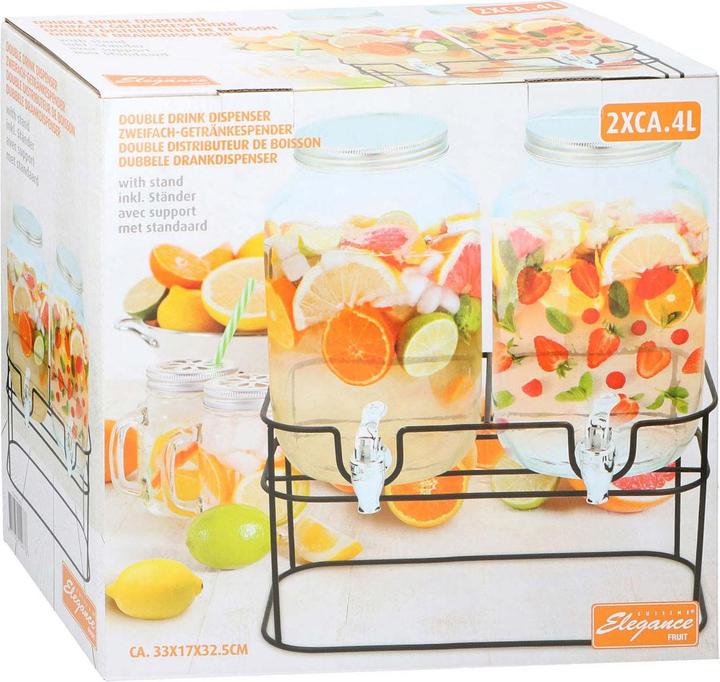 Produktbild Cuisine Elegance Drink Disp with stand 4Lx 2pcs