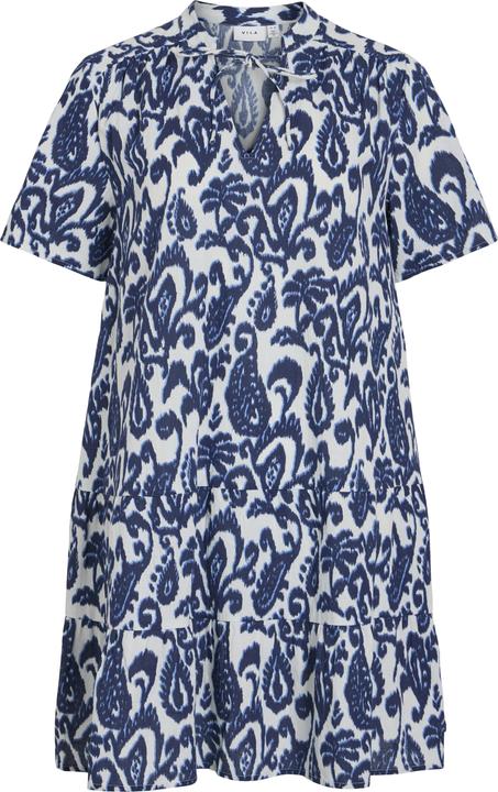 Vila VIMERLE V-Ausschnitt Minikleid (38)