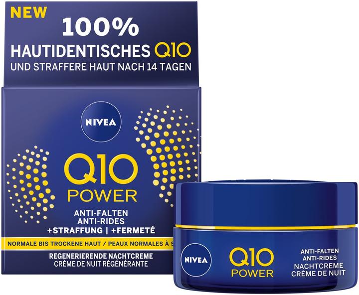 NIVEA Q10 Power Anti-Falten Regenerierende Nachtcreme (50 ml)