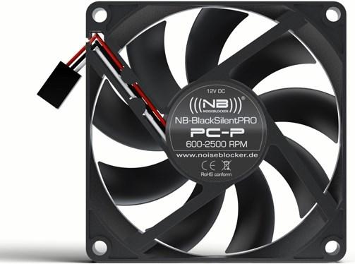 Actual product image Noiseblocker BlackSilent PRO (80 mm, 1 x)