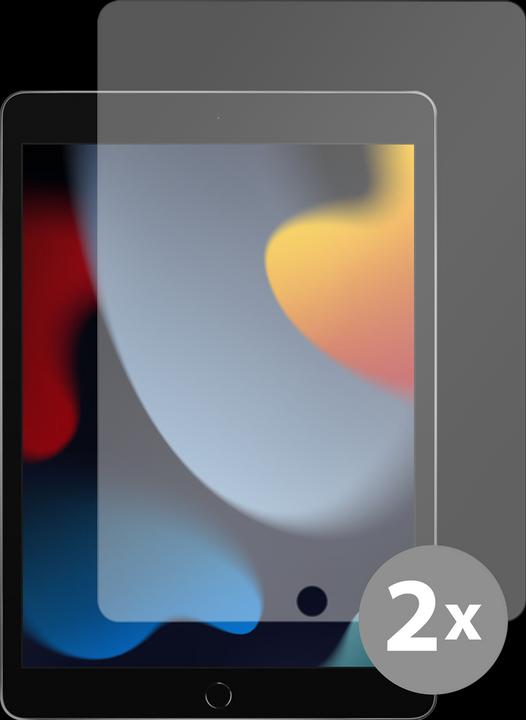 Actual product image Cazy Protective glass compatible with iPad 2021 (9th Gen)/2020 (8th Gen)/iPad 2019 (7th Gen) screen (2 Piece, iPad 2021 (9th Gen), iPad 2020 (8. Gen), iPad 2019 (7th gene))