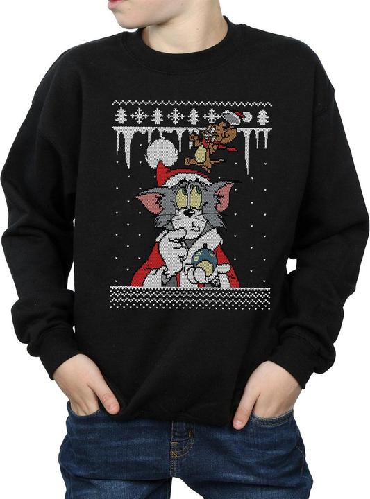 Immagine prodotto Tom & Jerry Christmas Fair Isle Felpa Ragazzi (152, 158)