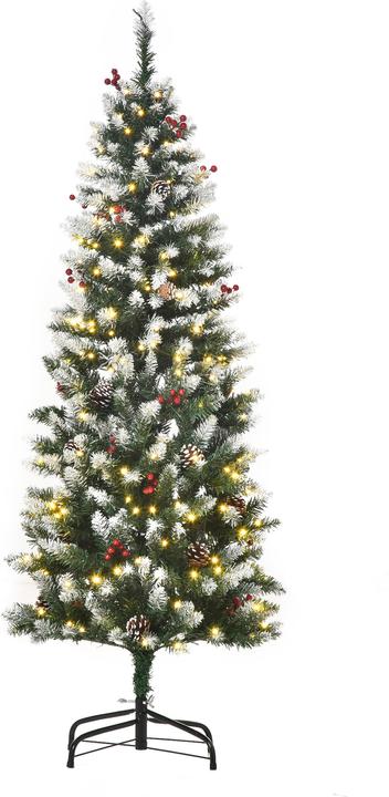 Image du produit Jamb Sapin de Noël 250 LEDs Neige (150 cm)