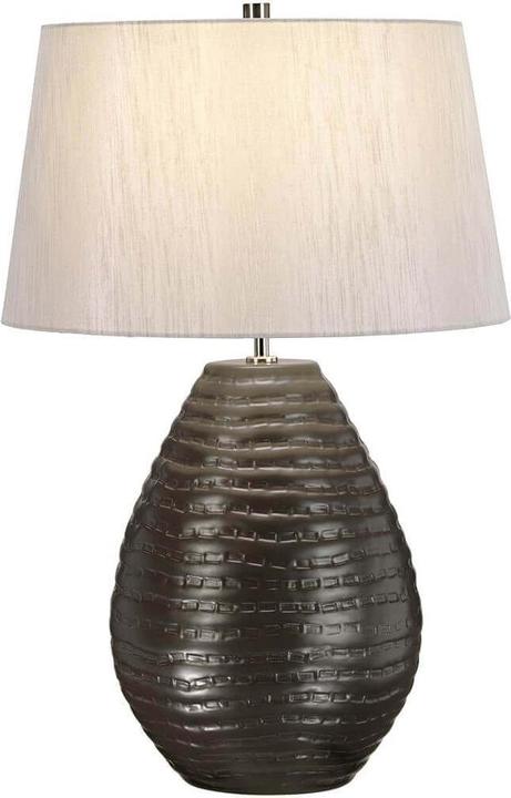 Image du produit Elstead Lighting Brunswick lampe de table E27 argent, Made in UK (E27)