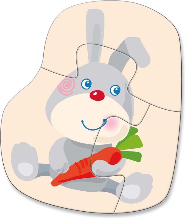Immagine prodotto Haba 4 primi puzzle - bambini animali (4 pezzi)