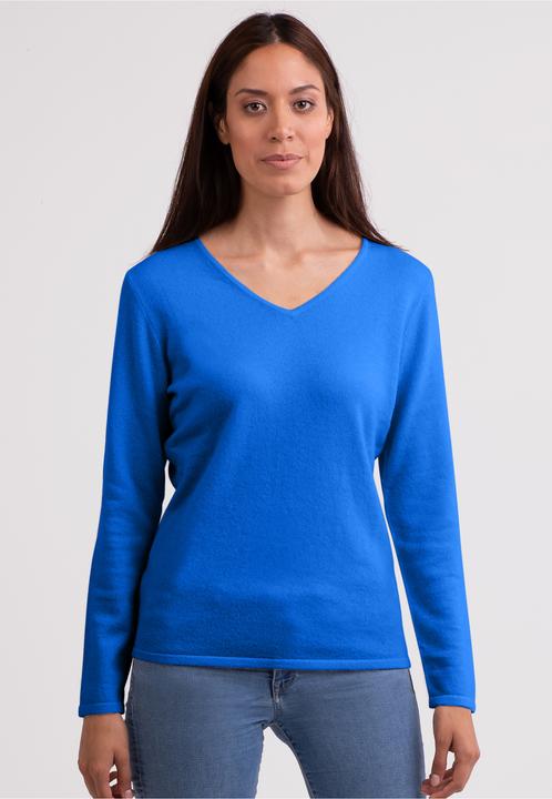 Cash-Mere Kaschmir V-Ausschnitt Pullover