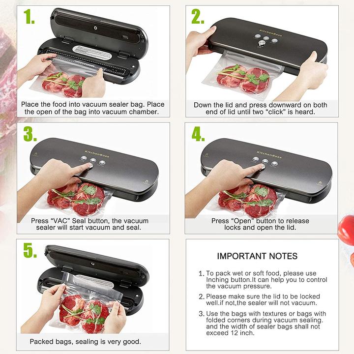 Produktbild KitchenBoss 3-in-1 Vakuumiergerät G200 (Grau)
