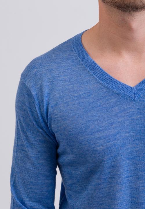 Actual product image Cash-Mere Kaschmir V-Ausschnitt Pullover (XL)
