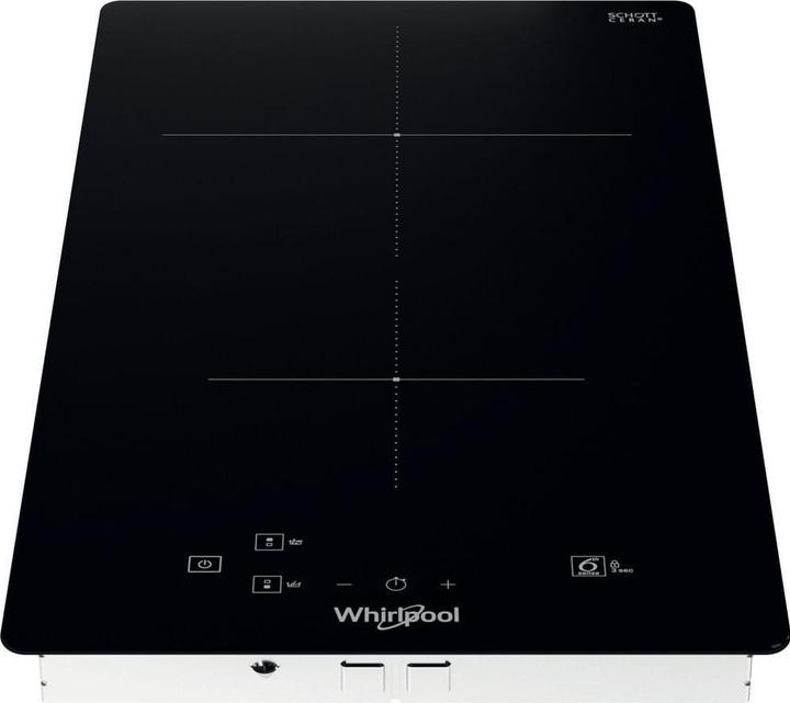 Image du produit Whirlpool WS Q0530 NE, Noir, Intégré, 28 cm, table de cuisson à induction, vitrocéramique, 2 zone(s)