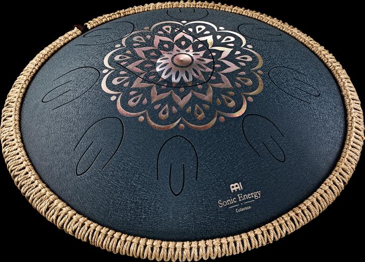 Actual product image Meinl Octave Steel Tongue Drum - D-Amara - Blue Engraved (Percussion)