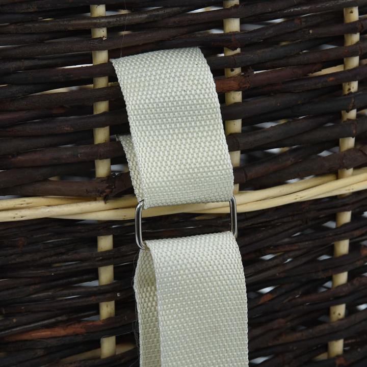 Immagine prodotto VidaXL Brennholz Korb (50 x 44 x 58 cm)