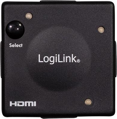 Actual product image LogiLink Switch HDMI port, 1080p/60Hz, Mini, HDCP, CEC