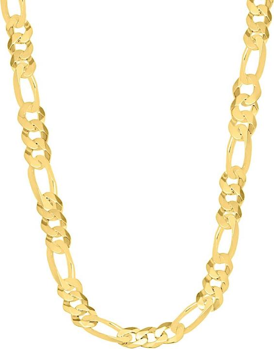 Immagine prodotto Candy Collana Figaro Aigle 6,5 mm, argento 925, placcata oro (Placcato oro 18k, Argento 925, 50 cm)