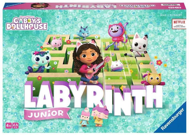 Ravensburger Muuttuva Labyrintti Gabby's Dollhouse Junior -lautapeli
